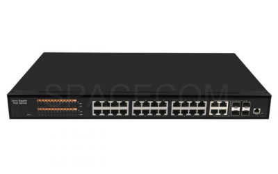SPACECOM 24+4千兆網管POE交換機